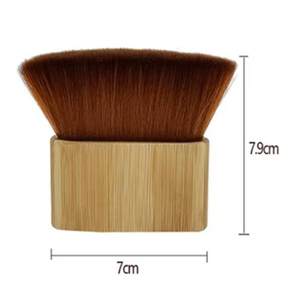 Cepillo Quitapelos de Barbero Profesional – Mango de Bambú